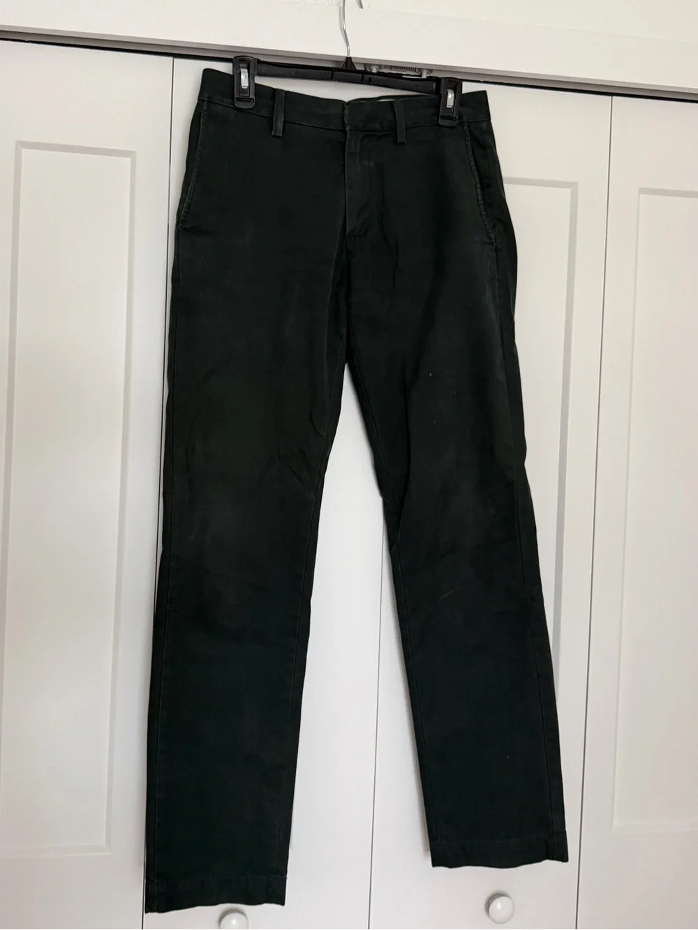 Banana Republic Dark Green Straight Chino Pants